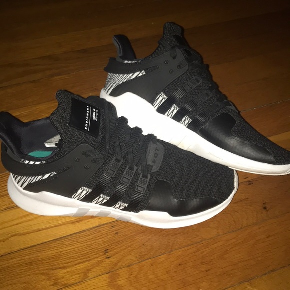 adidas Shoes - Adidas EQT Black and White Women’s 8 Men’s 7